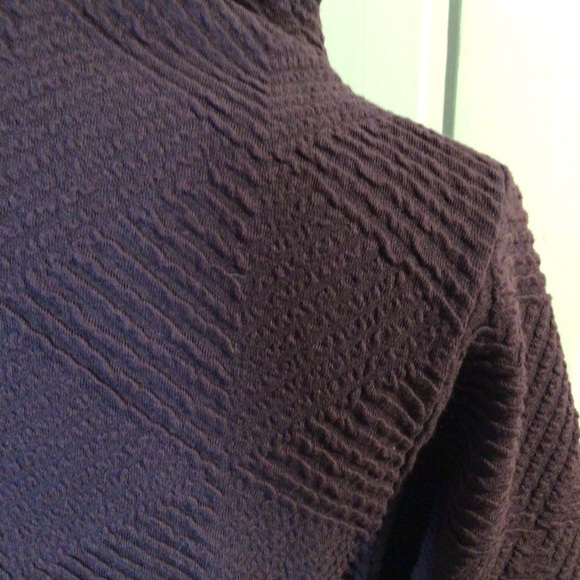 Anthropologie Purple Portrait Neck Sweater - Picture 3 of 4